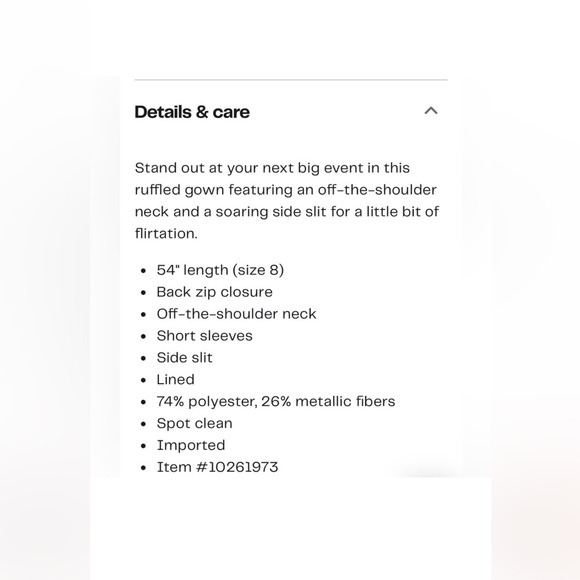 Xscape Elegant Off-Shoulder Blush Glitter Dress - Picture 6 of 9